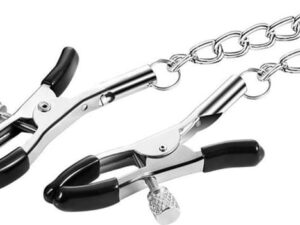 bdsm nipple clamps with chain | erotic nipple clamps | sex pitch nipple clamps | sex toy