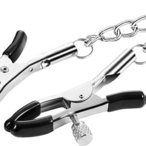 bdsm nipple clamps with chain | erotic nipple clamps | sex pitch nipple clamps | sex toy