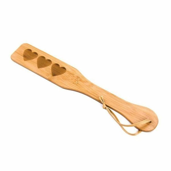 Wide Spanking Paddle - with Hearts