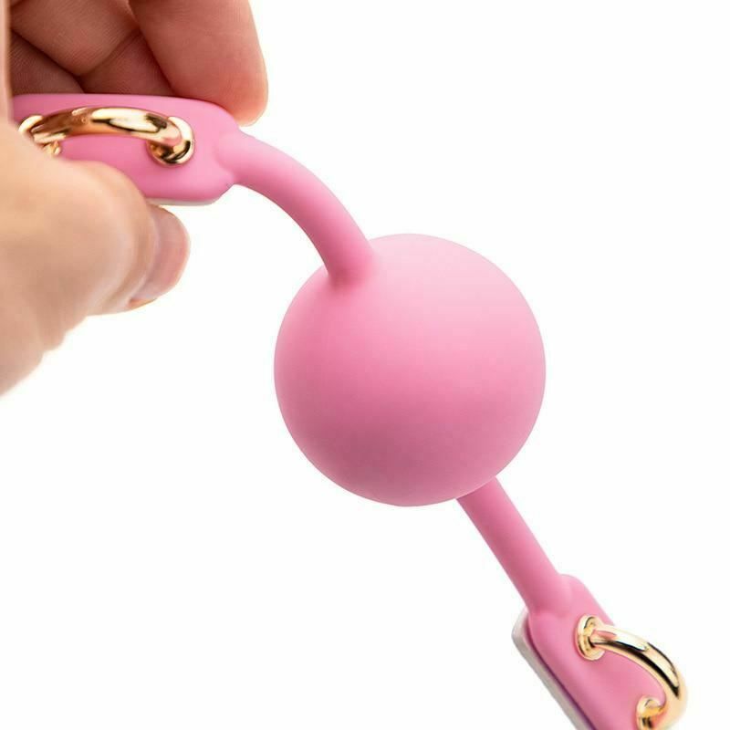 Soft Pink Silicone Gag - Picture 2