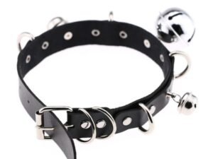 Collar with Bells for Kitten Play - Black