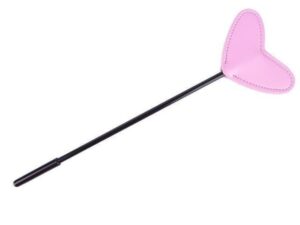 Heart-Shaped Spanking Crop - Pink